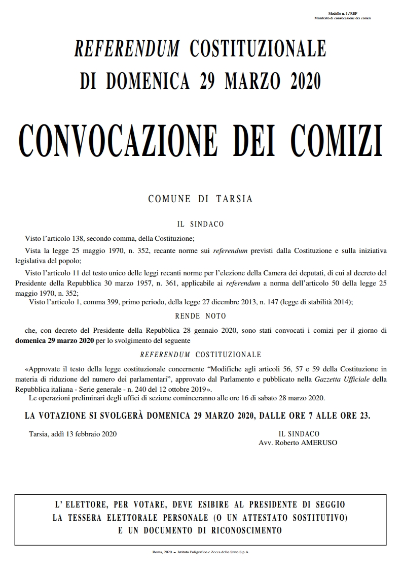 Consultazione referendaria dell'8 e 9 giugno 2025